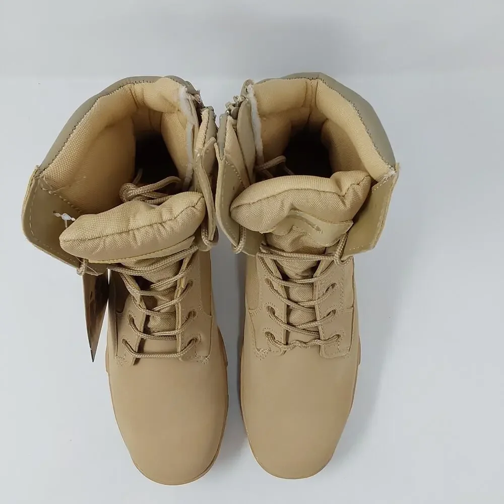 Delta Tactical Desert Tan Combat Boots Men's US 11 Military Hiking Cordura